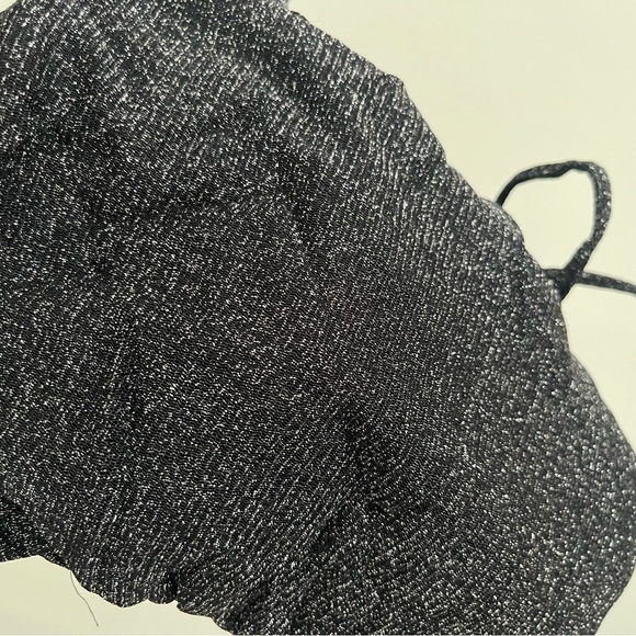 Sparkly Black Hollister Crop Top - Picture 3 of 3